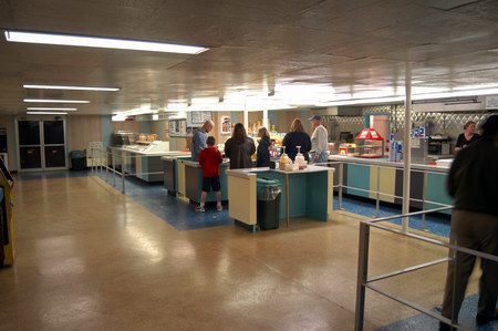 US-23 Drive-In Theater - Inside Concession Photo From Water Winter Wonderland (newer photo)